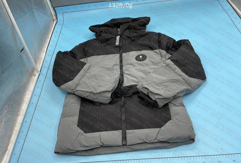 Trapstar UK Decoded AW23 Puffer Black/Grey