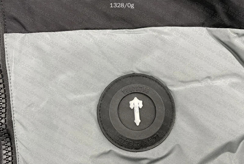 Trapstar UK Decoded AW23 Puffer Black/Grey 2