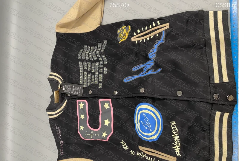 Travis Scott Cactus Jack For Fragment Manifest Letterman Jacket 2
