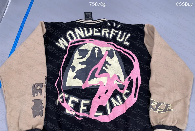 Travis Scott Cactus Jack For Fragment Manifest Letterman Jacket 4