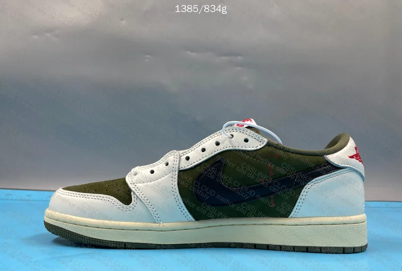 Travis Scott Jordan 1 Low Medium Olive / salle 4