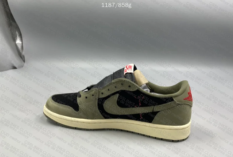 Travis Scott x Air Jordan 1 Black Olive 4
