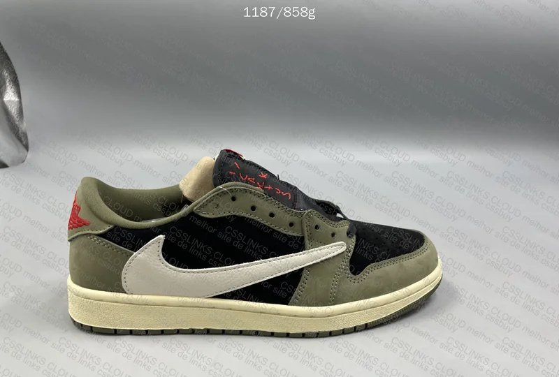 Travis Scott x Air Jordan 1 Black Olive 5