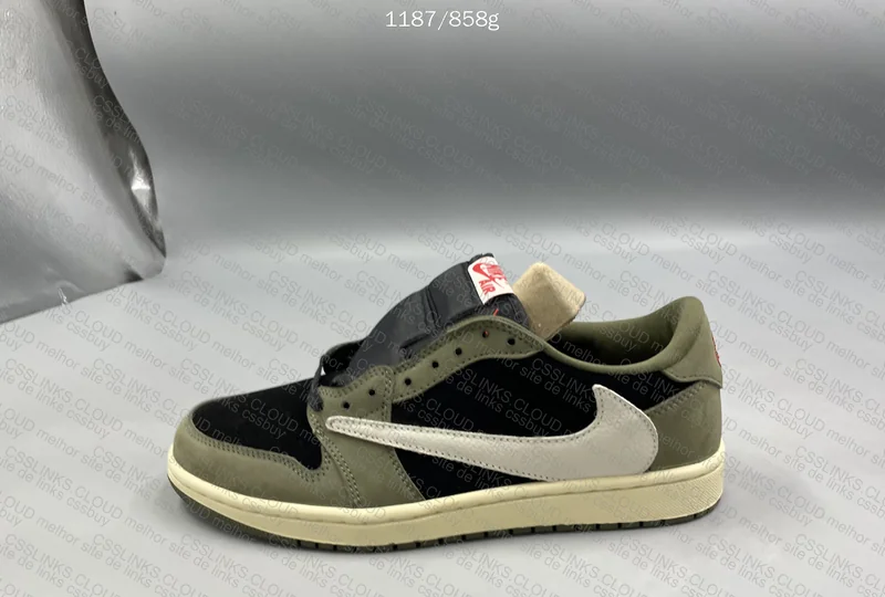 Travis Scott x Air Jordan 1 Black Olive 7