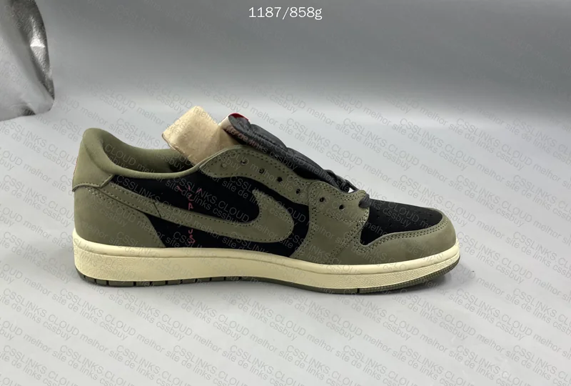 Travis Scott x Air Jordan 1 Black Olive 8