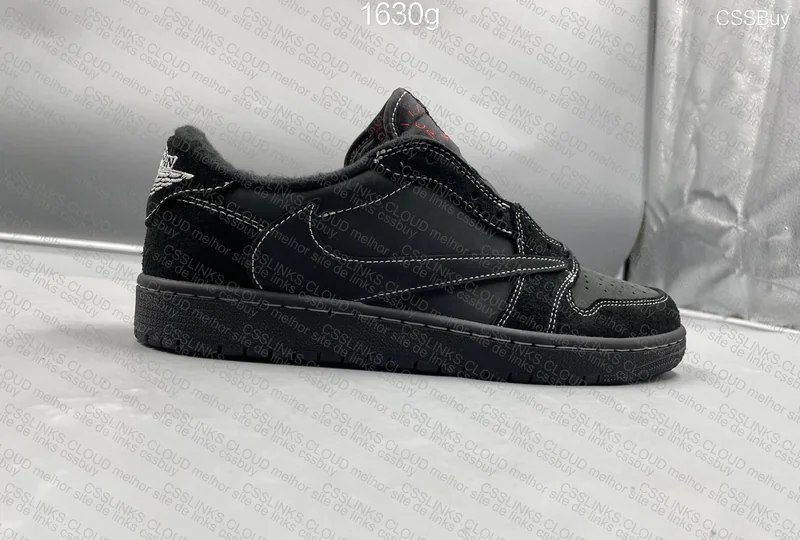 Travis Scott x Air Jordan 1 Low Black Phantom