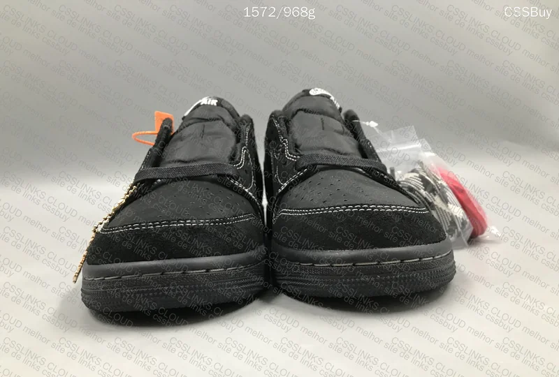 Travis Scott x Air Jordan 1 Low Black Phantom 5