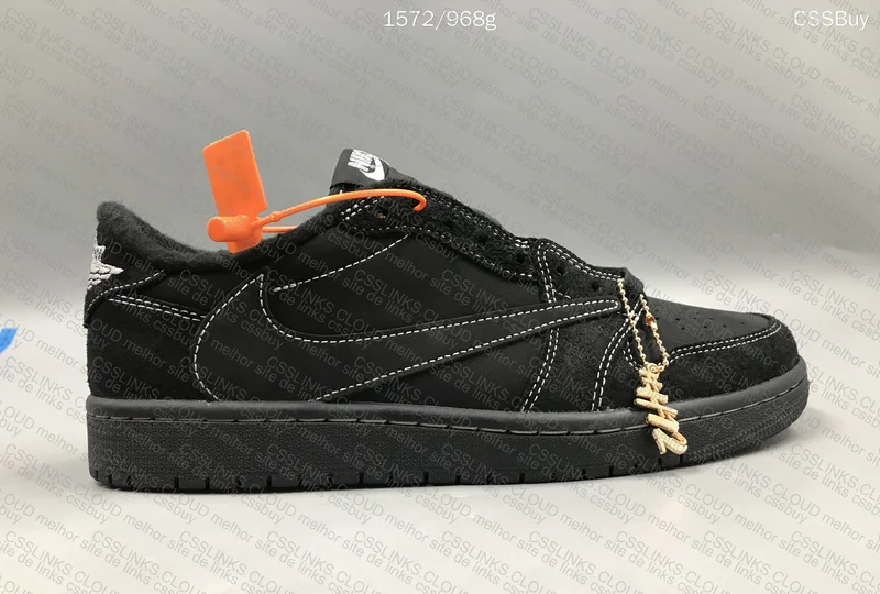 Travis Scott x Air Jordan 1 Low Black Phantom 7
