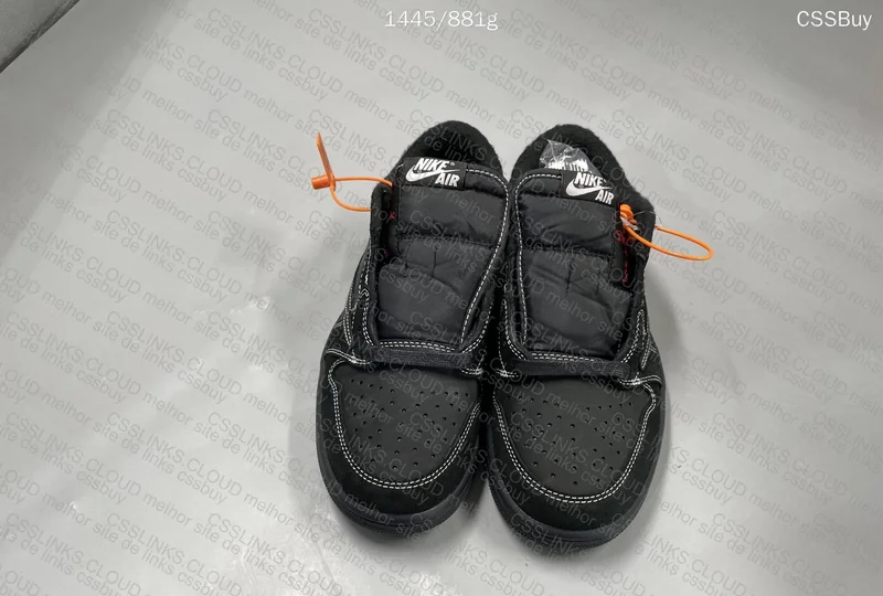 TRAVIS SCOTT X AIR JORDAN 1 LOW BLACK PHANTOM 5