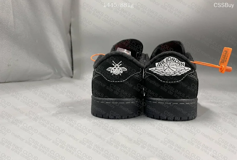 TRAVIS SCOTT X AIR JORDAN 1 LOW BLACK PHANTOM 7