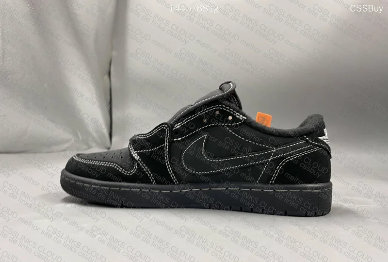 TRAVIS SCOTT X AIR JORDAN 1 LOW BLACK PHANTOM 8