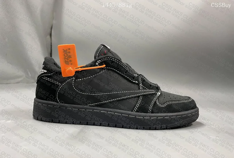 TRAVIS SCOTT X AIR JORDAN 1 LOW BLACK PHANTOM 9