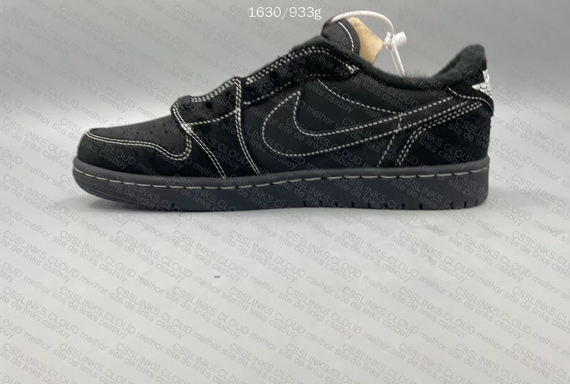 Travis Scott x Air Jordan 1 Low Black Phantom 2