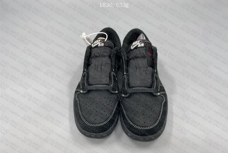 Travis Scott x Air Jordan 1 Low Black Phantom 7