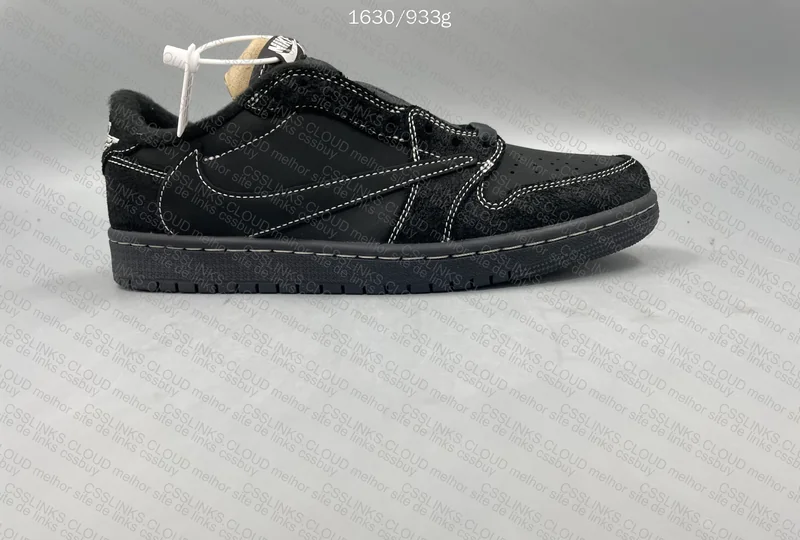 Travis Scott x Air Jordan 1 Low Black Phantom 8