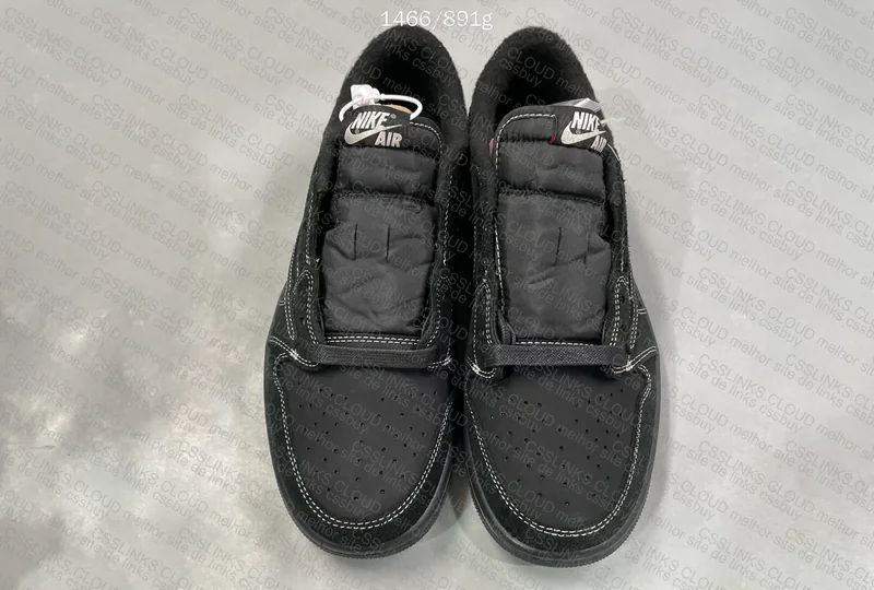 Travis Scott x Air Jordan 1 Low Black Phantom