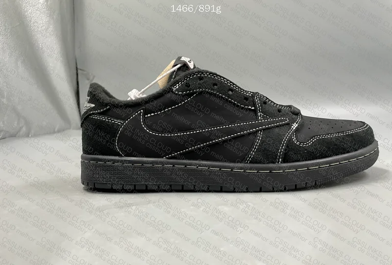 Travis Scott x Air Jordan 1 Low Black Phantom 5