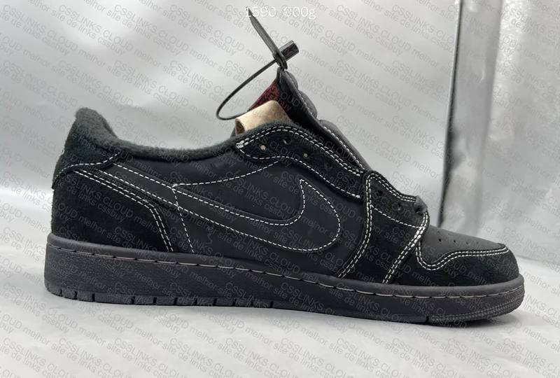 Travis Scott x Air Jordan 1 Low Black Phantom