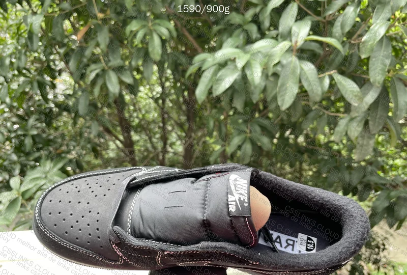 Travis Scott x Air Jordan 1 Low Black Phantom 5