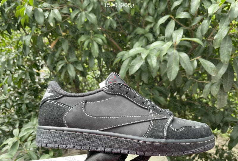 Travis Scott x Air Jordan 1 Low Black Phantom 6