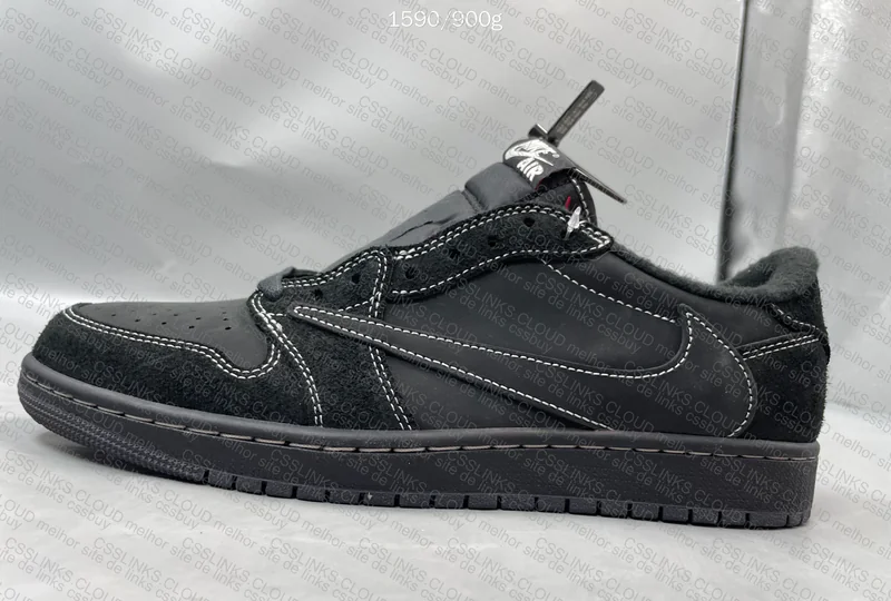 Travis Scott x Air Jordan 1 Low Black Phantom 9