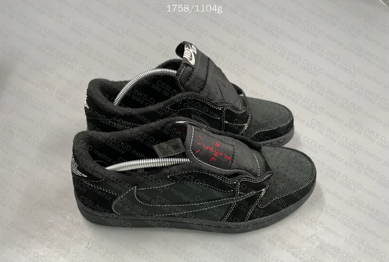 Travis Scott x Air Jordan 1 Low Black Phantom 158sir 6