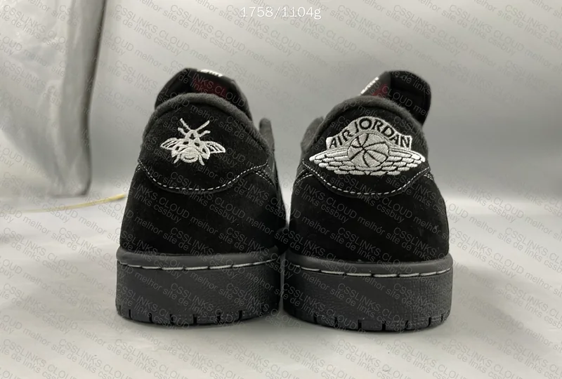 Travis Scott x Air Jordan 1 Low Black Phantom 158sir 9