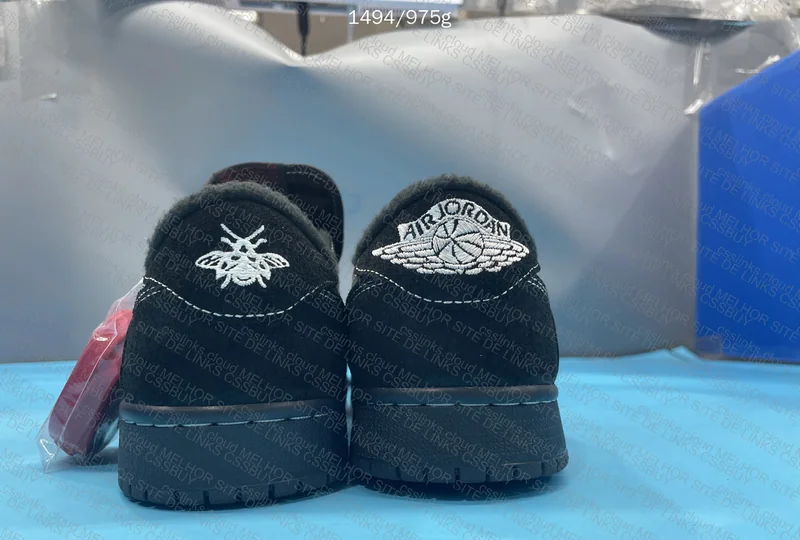 Travis Scott x Air Jordan 1 Low Black Phantom FK 5