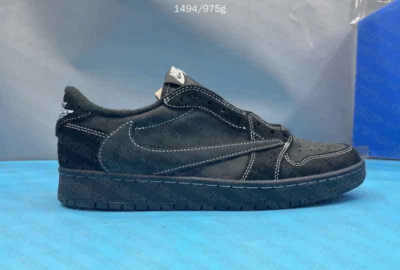Travis Scott x Air Jordan 1 Low Black Phantom FK 8