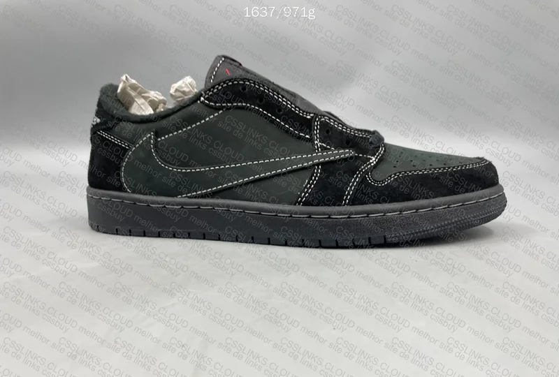 Travis Scott x Air Jordan 1 Low Black Phantom SIR 158 2