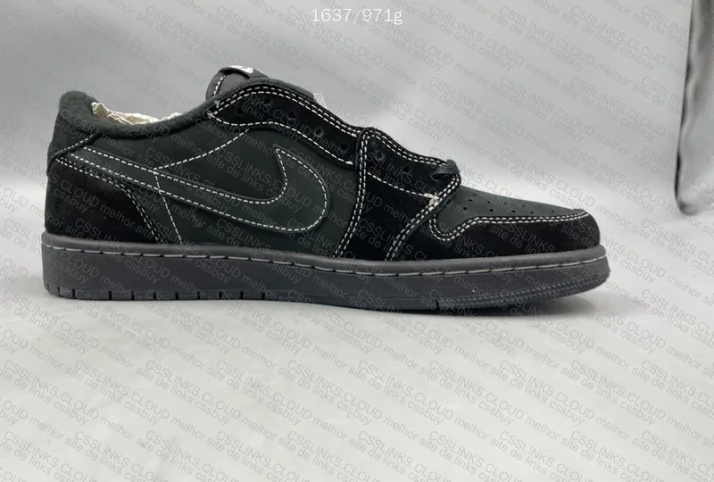 Travis Scott x Air Jordan 1 Low Black Phantom SIR 158 3