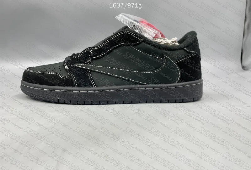 Travis Scott x Air Jordan 1 Low Black Phantom SIR 158 5