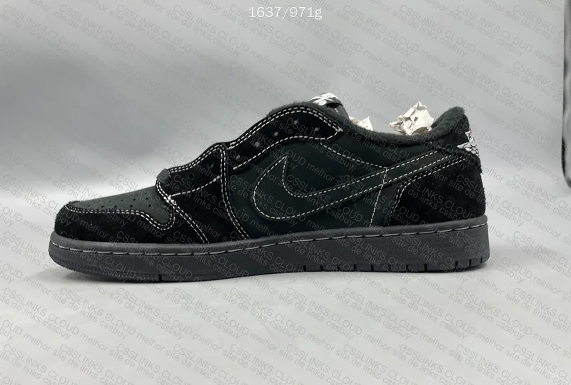 Travis Scott x Air Jordan 1 Low Black Phantom SIR 158 8