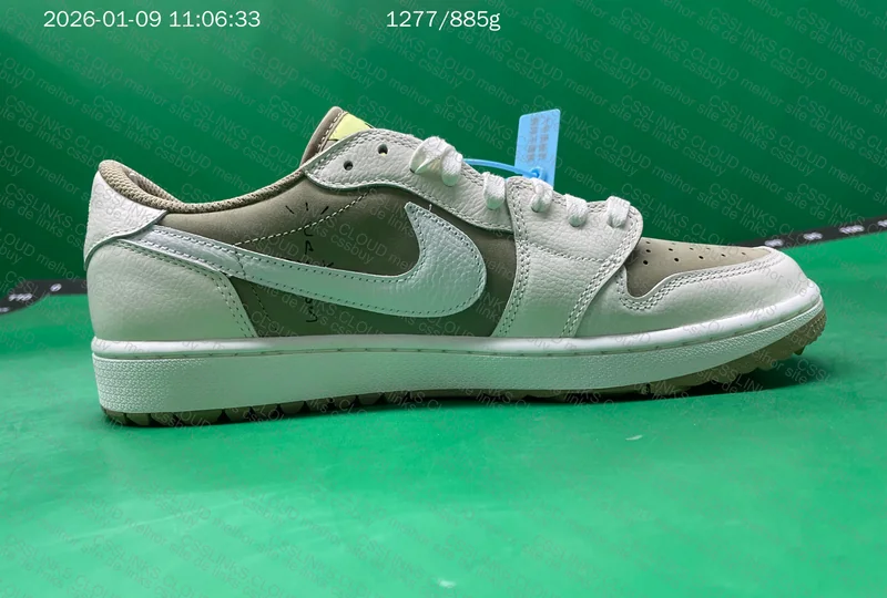 Travis Scott x Air Jordan 1 Low Golf Neutral Olive 8