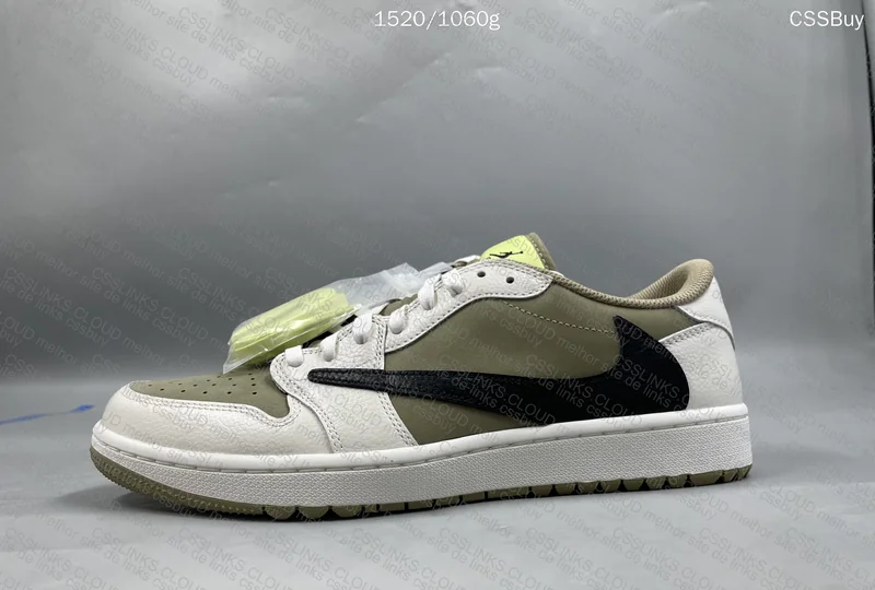 Travis Scott x Air Jordan 1 Low Golf Olive 5