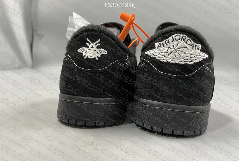 Travis Scott x Air Jordan 1 Low OG Black Phantom (Batch ZOK) 4