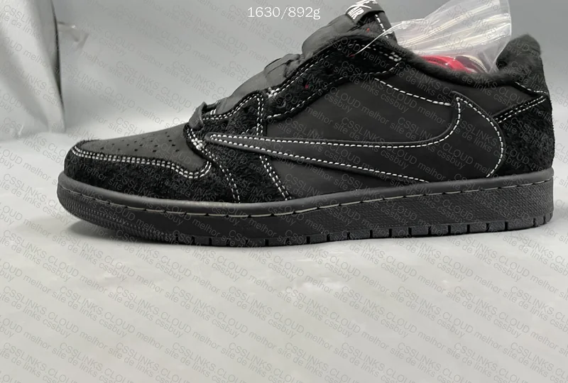 Travis Scott x Air Jordan 1 Low OG Black Phantom (Batch ZOK) 7