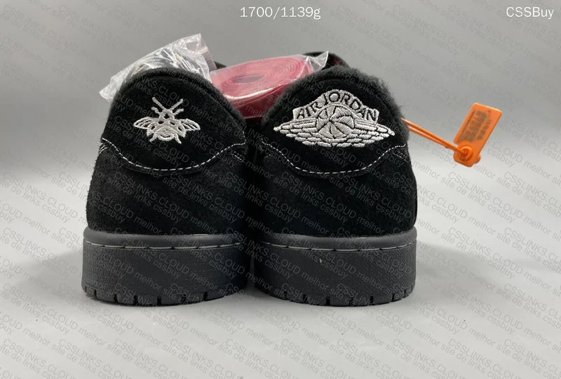 Travis Scott x Air Jordan 1 Low OG Black Phantom (ZOK) 4