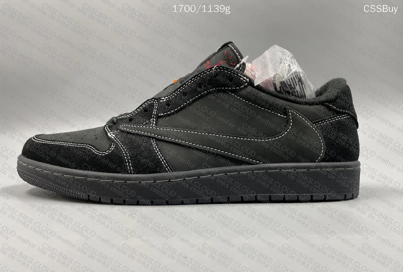 Travis Scott x Air Jordan 1 Low OG Black Phantom (ZOK) 5