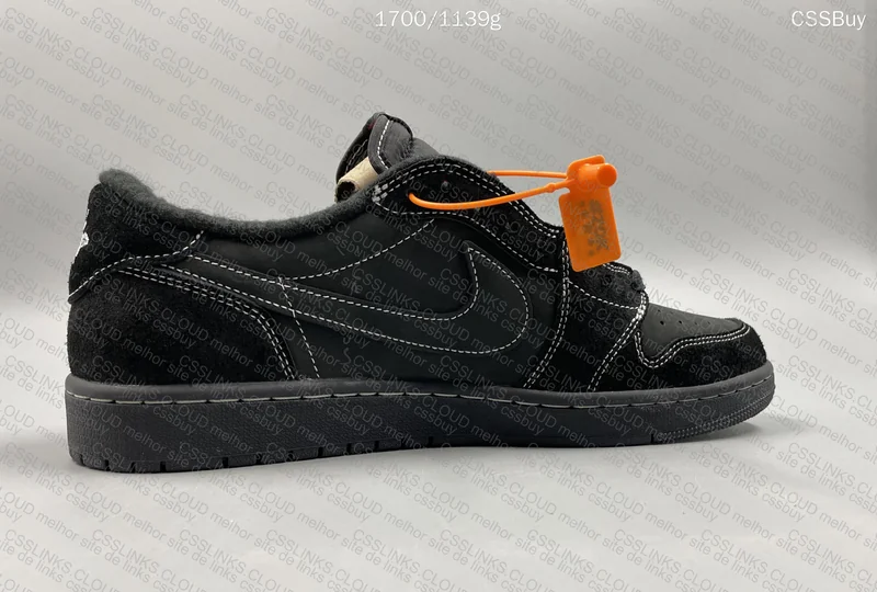 Travis Scott x Air Jordan 1 Low OG Black Phantom (ZOK) 6