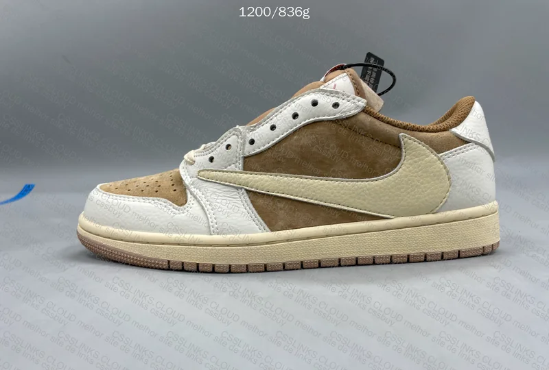 TRAVIS SCOTT X AIR JORDAN 1 LOW OG SAIL/SHY PINK - OVOSNEAKER 8