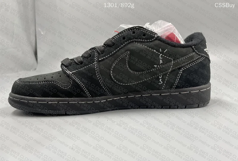 Travis Scott x Air Jordan 1 Low OG SP 'Black Phant 4