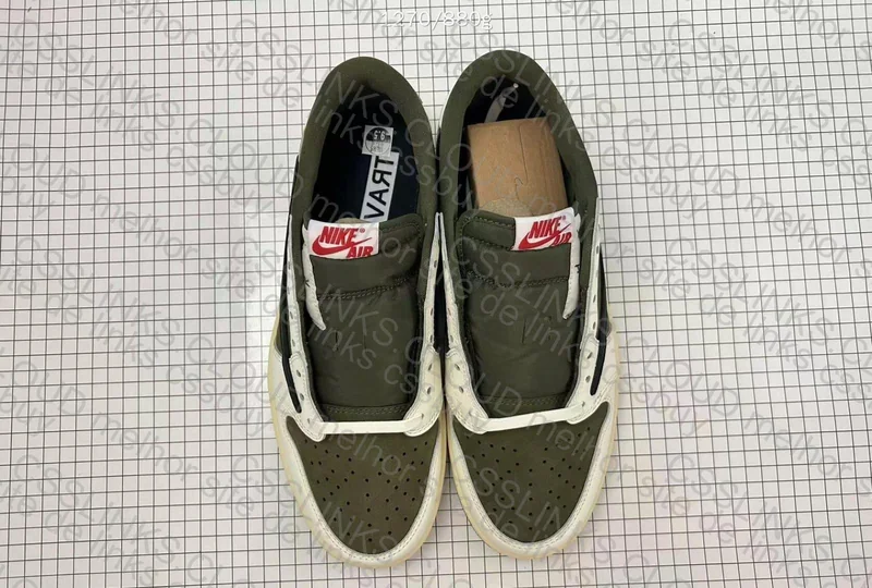 Travis Scott x Air Jordan 1 Low OG SP Medium Olive