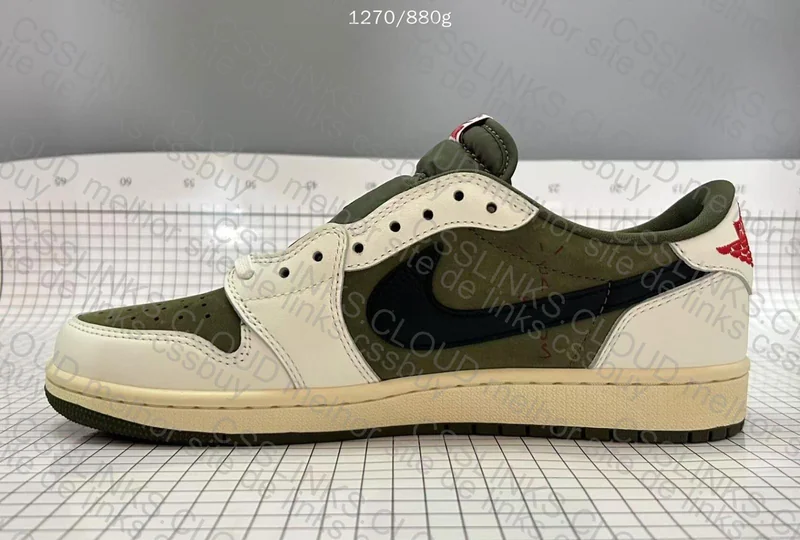 Travis Scott x Air Jordan 1 Low OG SP Medium Olive 10