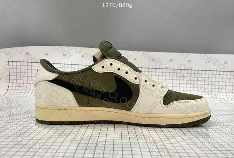 Travis Scott x Air Jordan 1 Low OG SP Medium Olive 7
