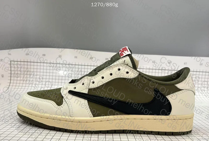 Travis Scott x Air Jordan 1 Low OG SP Medium Olive 8