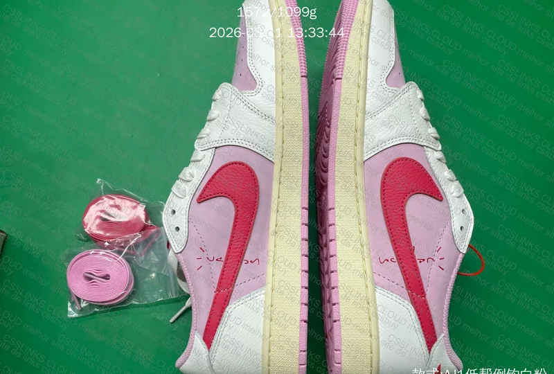 Travis Scott x Air Jordan 1 Low OG "Tropical Pink" 5