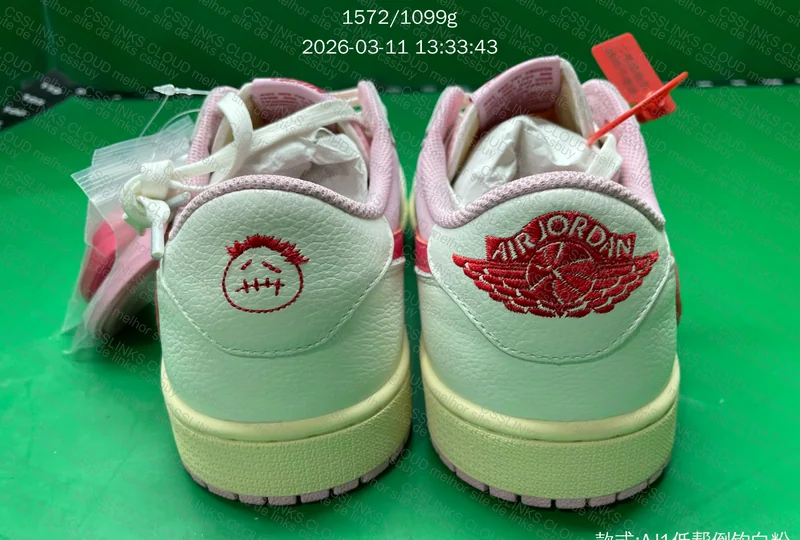 Travis Scott x Air Jordan 1 Low OG "Tropical Pink" 6