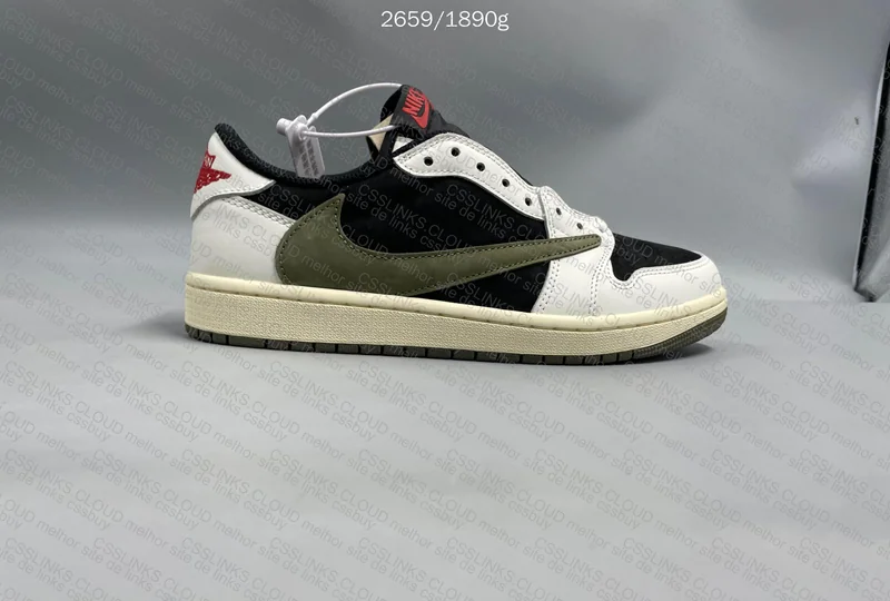 Travis Scott x Air Jordan 1 Olive Y3 5