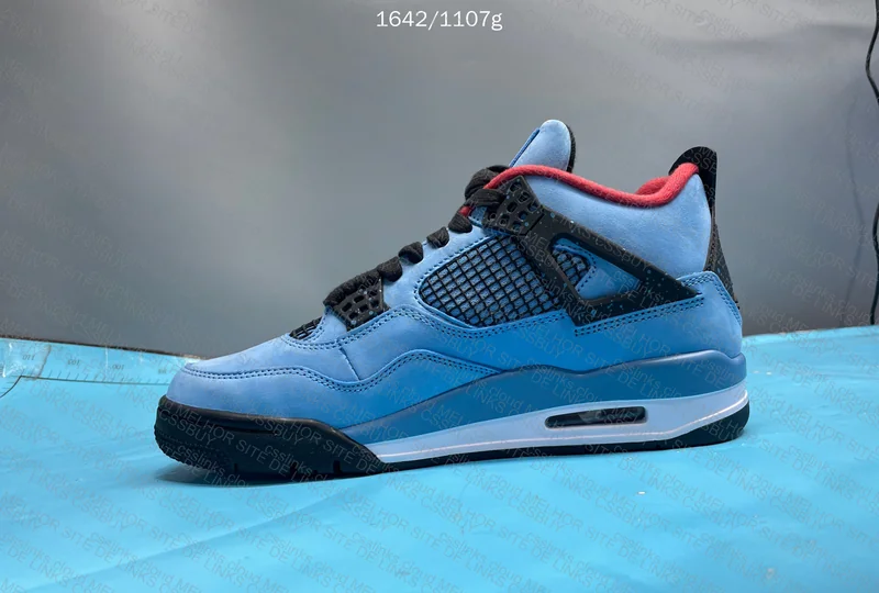 Travis Scott x Air Jordan 4 Blue 5